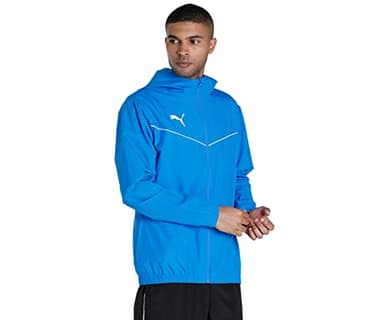 Puma Herren Trainingsjacke Teamrise All Weather Jacket, Electric Blue Lemonade, XL, 657396
