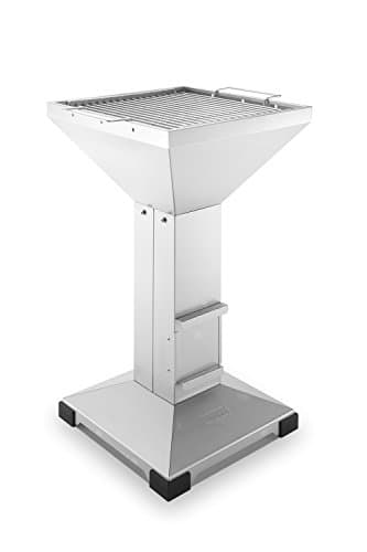 THÜROS T3 Plattenfuß Holzkohlegrill Edelstahl