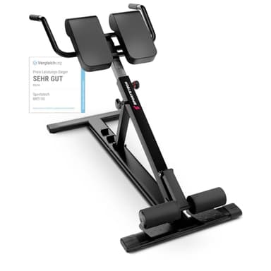 Sportstech 6in1 Bauch- und Rückentrainer für zuhause, Multifunktion Hantelbank verstellbar, training bench press bank, Deutsche Qualitätsmarke, Bauch Beine Po Sit Up bank für Home (BRT150)