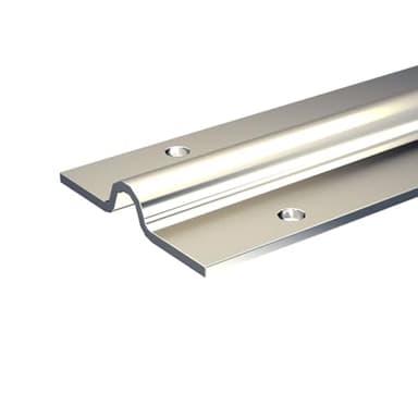 Laufschiene Typ SLID'UP 1600-U15, 195 cm aus verzinktem Stahl, für bodenläufige Schiebetore bis 400 kg, zum Anschrauben