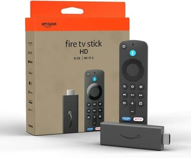 Zertifiziert und generalüberholt Amazon Fire TV Stick HD (Neueste Generation), Free- und Live-TV, Alexa-Sprachfernbedienung, Smart-Home-Steuerung, HD-Streaming