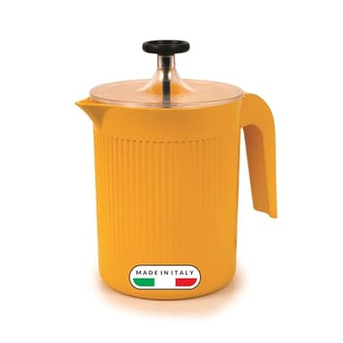 Snips, Cremix, Milchaufschäumer, Hand-Milchaufschäumer für Cappuccino, Handmilchschaum, Farbe Creme, 0.50L, 10 x 14.5 x 15.3 cm, Made in Italy