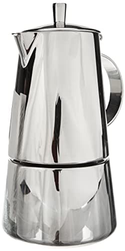 Cilio 202113 Espressokocher Treviso 4 Tassen, Edelstahl, Induktion geeignet