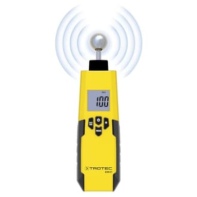 TROTEC BM31 Feuchteindikator Feuchtemessgerät – zerstörungsfreie Messung für Wand, Boden und Decke, 0–100 Digit, 5–40 mm Eindringtiefe