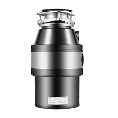 560W Küchenabfallzerkleinerer, Abfallzerkleinerer für Spüle mit 3400 U/min, 220V DC Motor, 1.2L Edelstahl-Schleifkammer, Geräuscharm 65dB Küchenabfallentsorger für Lebensmittelreste