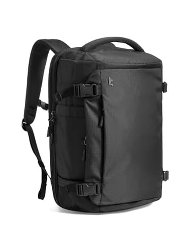 tomtoc 40L Reiserucksack, TSA-freundlicher Handgepäck Rucksack, Wasserdichter Rucksack Handgepäck Flugzeug, Leichter Business Laptop Rucksack Herren Damen für 17,3 Zoll, Großer Weekender-Tagesrucksack
