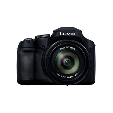 Panasonic Lumix DC-FZ82DE Bridgekamera mit 20-1200 mm F2.8-5.9 Objektiv, 18,1 MP, 4K Video & Foto, OLED Live-View-Sucher, LCD-Touchscreen, USB-C, Schwarz