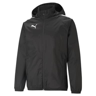 PUMA Herren Teamliga All Weather Jacket Sweater, Puma Black-puma Black, XL EU