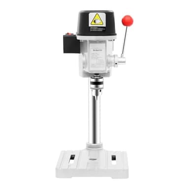 Tischbohrmaschine 340W,0-16000 U/min tischbohrmaschine, ständerbohrmaschine,Tragbare Mini-Säulenbohrmaschine,für Holz, Kunststoff, Aluminium, DIY & Möbelmontage