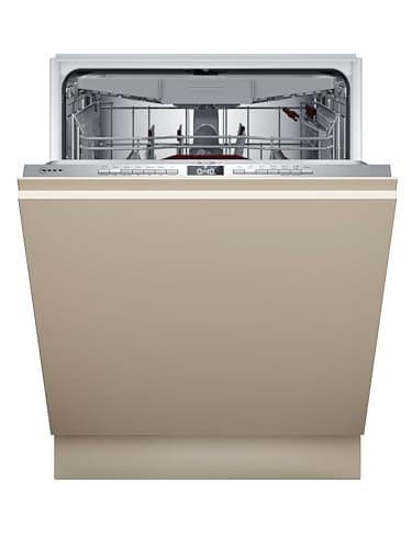 NEFF S255ECX15E, N 50, Smarter XXL-Geschirrspüler Vollintegriert, 60 cm, Spülmaschine Made in Germany, Besteckschublade, Chef 70°C – für starke Reinigung, höhenverstellbarer Oberkorb, Smart Start