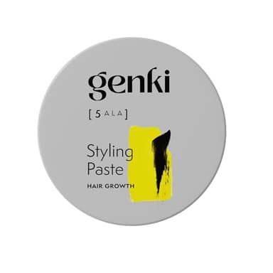 Genki Haircare Hair Growth Styling Paste für Männer und Frauen mit 5-ALA 100 ml Pflege und Styling Stärkt nachweislich das Haarwachstum Mittlerer Halt Haarwachs Haarstyling-Paste