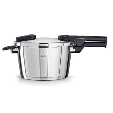 Fissler Vitaquick/Schnellkochtopf (4,5 L, Ø 22 cm) Edelstahl-Dampfkochtopf, 2-Garstufen, Made in Germany - Induktion
