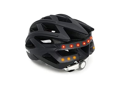 LIVALL BH60SE Neo Smart Fahrradhelm, intelligenter Helm für Damen und Herren, LED-Rücklicht, Blinkern, Bremslicht, Bluetooth, SOS-Alarm, Anti-Loss, Auto On/Off, Unisex, Schwarz, Größe 55-61 cm