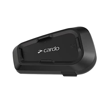 Cardo Spirit Motorrad Bluetooth Kommunikationssystem Headset - Schwarz, Einzelpackung
