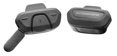 INTERPHONE AERIAL Fahrradhelm Headset für eine Person – Fahrrad Headset für eine Kommunikation bis 300 m, Gegensprechanlage für Fahrrad-Helm mit Bluetooth für GPS, wasserfest und mit Staubfilter