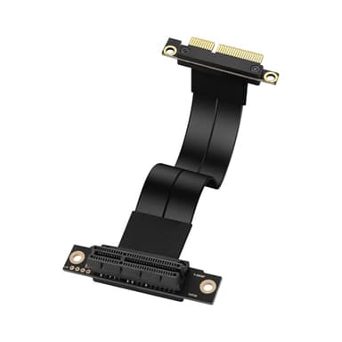 SinLoon PCIe 3.0 X4 Verlängerungskabel, 90 Grad, PCI-E 4X Stecker auf Buchse, Riser-Kabel, 20 cm (90 Grad)