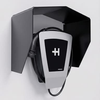 EVify Wallbox Wetterschutz aus rostfreiem Stahl • Schutzdach Wallbox Abdeckung • Wetterschutzdach Regenschutz Überdachung für EV Ladestation