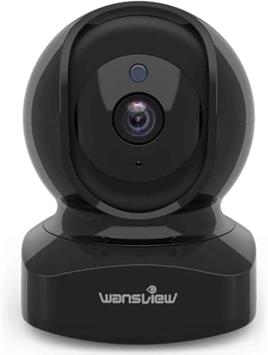 wansview 2K Hundekamera mit app - 2,4Ghz Überwachungskamera innen, Haustierkamera mit app, Hundekamera Nachtsicht, Kamera Hundeüberwachung mit Bewegungserkennung, 2-Wege-Audio, Q5
