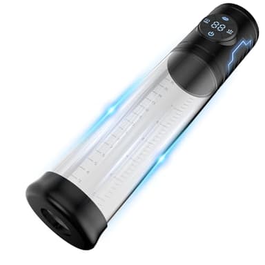 Penispumpe Vakuumpumpe für den Mann Penisvergrößerung, 9 Saugstufen & 9 Trainingsmodi Elektrische Penis Pumpe, Sex Spielzeug für die Männer Masturbator Penies Pump Verlängerung