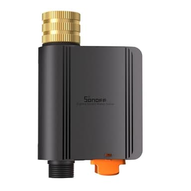 SONOFF SWV-ZFE Hydro ONE Zigbee Bewässerungscomputer mit Wasserzähler, Messinganschluss, wetterangepasster Bewässerung für Garten, automatische Steuerung, kompatibel mit Alexa & Google & SmartThings