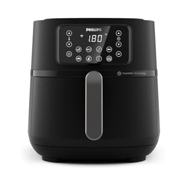 Philips 5000 Series Heißluftfritteuse XXL, 7,2 L (1,4 kg), 16-in-1, WiFi verbunden, 90% weniger Fett mit Rapid Air Technologie, Rezepte-App (HD9285/90)