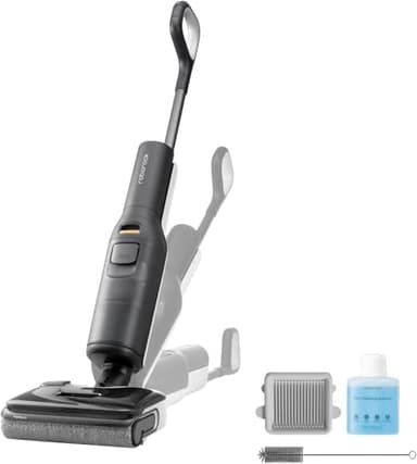 roborock F25 LT Nass Trockensauger, 180° Lay-Flat Saugwischer, 20.000 Pa Staubsauger, 90°C 5 Min Hochtemperatur Selbstreinigung & und schnelle Heißlufttrocknung, 60 Min Laufzeit, Wischsauger Kabellos
