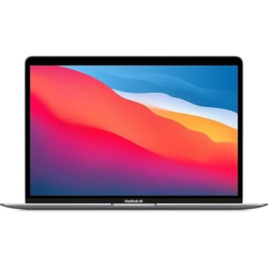 Apple Macbook 2020 Air mit Apple M1 Chip (13-Zoll, 8GB RAM, 256GB SSD Kapazität) (QWERTZ German) Space Grau (Generalüberholt)