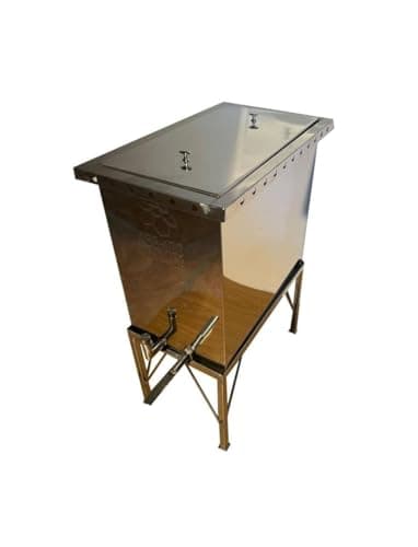 DAMPFWACHSSCHMELZER FÜR 6 RÄHMCHEN – EDELSTAHL KOMPAKT & EFFIZIENT