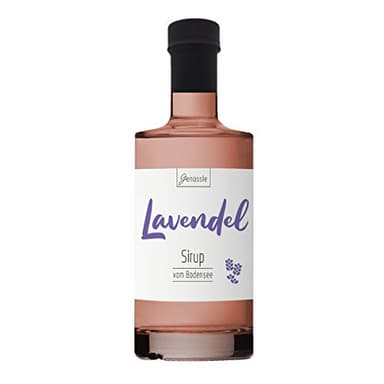 BIO Lavendelblüten-Sirup 350ml - Genüssle Lavendelsirup vom Bodensee - Lavendelsirup aus echten heimischen Lavendel - natürlich ohne Zusatzstoffe, Größe:350 ml