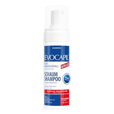 Evocapil Plus Schaumshampoo - Anti Haarausfall & Pflege nach Haartransplantation - Mit Biotin, Panthenol & pflanzlichen Extrakten - Haarwachstum fördern & regenerierende sanfte Pflege