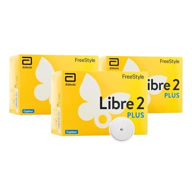 FreeStyle Libre 2 Glukosesensor, Blitzsystem zur Selbstüberwachung, 3 Stück