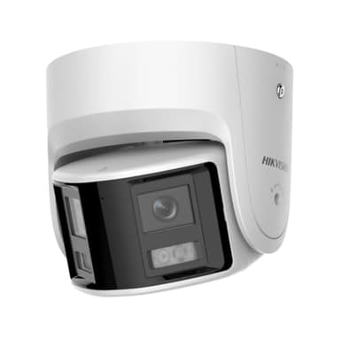 Hikvision DS-2CD2346G2P-ISU/SL(2.8mm)(C) Turret Überwachungskamera mit 4 Megapixel, bis zu 30m Beleuchtung, professionelle Überwachungskamera, Acusense Kamera mit Fehlalarmfilter