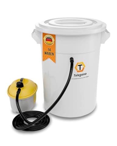 Tolegano Dampfwachsschmelzer mit einem Fassungsvermögen von 75 Liter inkl. Dampferzeuger für den eigenen Wachskreislauf Wachsschmelzer Wabenschmelzer Imkerei Wax Melter elektrisch wachsmelt beekeep