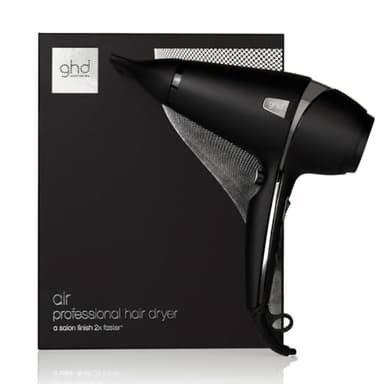ghd Air Föhn in Schwarz - Leistungsstarker Haartrockner für Salon-Finish, 2x schnelleres Trocknen, reduziert Frizz - Für alle Haartypen
