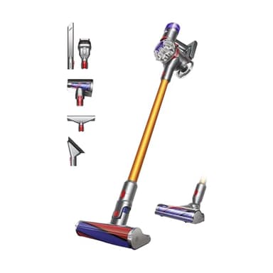 Dyson V8 Absolute Kabelloser Staubsauger, 115 AW, bis zu 40 Min Laufzeit, Motorbar mit Haarentwirrungstechnologie, entfernt Tierhaare, Fluffy Bodendüse, Hand- und Bodenstaubsauger