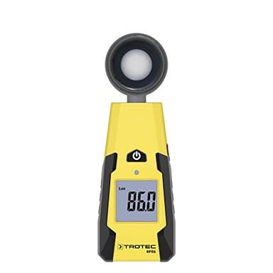TROTEC Luxmeter BF06 Belichtungsmesser für Fotografie Messbereich bis zu 40.000 Lux Messung von Beleuchtungsstärke und Lichteinfall Abschaltautomatik Maximalwert-Funktion