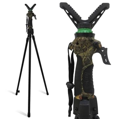 Royal Hunter® - Zielstock für Jäger - Tripod Dreibein GEN 3 – V-Joke Gewehrauflage - Pirschstock und Schießstock für perfekte Balance für präzises Zielen- stufenlos verstellbar von 100cm bis 160cm
