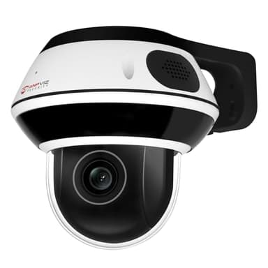 Anpviz 4K 8MP PTZ POE IP Kamera Outdoor, Dome Überwachungskamera Aussen, 5X Optischem Zoom, 1/2.8" Sensor, Personen/Autoerkennung, H 350° V 90°, 512GB SD Slot, 30 Meter IR Nachtsicht(U Series)