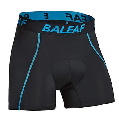 BALEAF Fahrradhose Herren Radunterhose Gepolstert Radlerhose Gepolstert Fahrrad Unterhosen Radhose Kurz Radlerunterhose Fahrradbekleidung Blau L