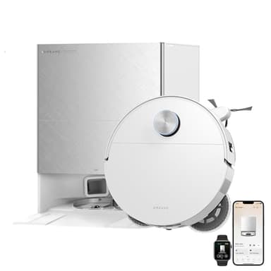 dreame X50s Ultra Saugroboter mit Wischfunktion, ultraschlankes Design mit 7,95 cm, 8.8-cm-Hindernisüberwindung, 35000 Pa Saugkraft, Selbstreinigender Wischmopp, kein Verheddern