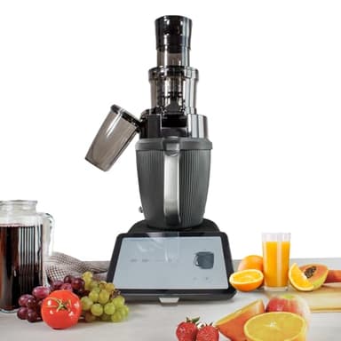 Leckerhelfer® SaftPRO – Slow Juicer, Entsafter passend für den Thermomix TM7, TM6, TM5, perfekter kaltgepresster Saft mit dem Kaltentsafter, das perfekte Zubehör passt für Thermomix (TM7)