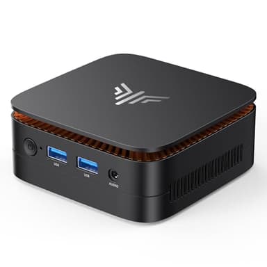 NiPoGi Essenx E1 Mini PC AMD 3150U W-11 Pro(2C/4T, bis zu 3,3 GHz) 8GB DDR4 RAM+256GB SSD(bis zu 2 TB) 4K@60Hz Dual Display HDMI 2.0+DP 1.4/Wi-Fi 5/BT 4.2/LAN, Desktop-PC für Büro/Bildung/Multimedia