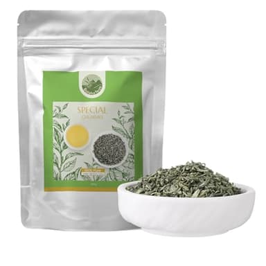 BaishaTeas Grüner Tee Lose aus China, 250g,100% reiner Chun Mee Tee, glutenfrei, hochwertiger Grüntee direkt aus China, für über 120 Tassen