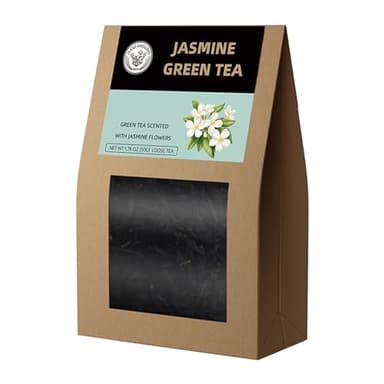 HANFANGLING Jasmin-Grüntee, Naturbelassene, lose Verpackung, Chinesischer Tee, Ohne Zusatzstoffe, Intensives Aroma, Für Teeliebhaber, Geeignet zur Gewichtsreduktion, Als Geschenk