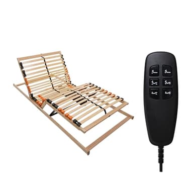 BMM Lattenrost 100x200 cm Fly 2-MOT – elektrisch verstellbar (2-motorig), 7 Zonen, für alle Matratzen, vormontiert, Höhe 7 cm, Made in Germany