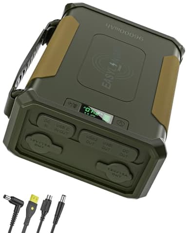 EASYLONGER ES960 CPAP Akku 96000mAh/297.6Wh Akku für CPAP Gerät CPAP Akkupack für Camping 12V 24V CPAP Powerbank für ResMed AirSense 10 AirSense 11 Aircurve 10 AirMini Philips Dreamstation Löwenstein