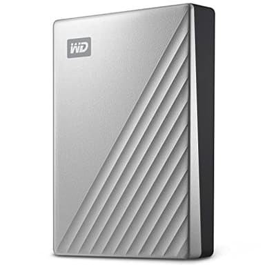 WD My Passport Ultra externe Festplatte 2 TB (mobiler Speicher, Metallgehäuse, herunterladbare Software, automatische Backups, Passwortschutz) Silber - auch kompatibel mit PC, Xbox, PS4 und PS5