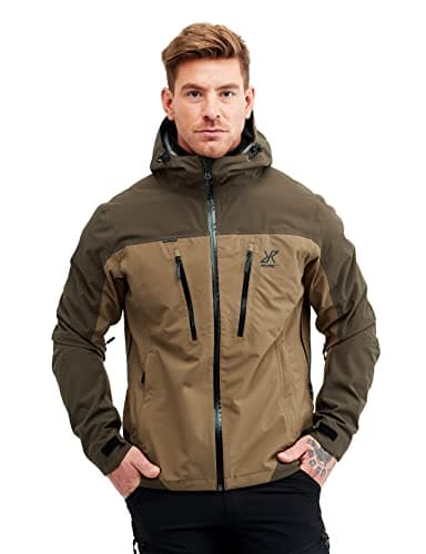 RevolutionRace Silence Proshell 3L Jacket, Herrenjacke, belüftete und wasserdichte Jacke für Wanderungen und andere Outdoor-Aktivitäten, Cub 3.0, M