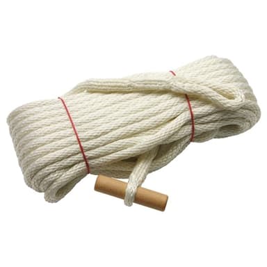 Dönges Feuerwehrleine (Fangleine) DIN 14920, F 30-H, Holzknebel, 30 m (DIN14920 Fangleine Fangseil Arbeitsleine Mehrzweckleine Sicherheitsleine)