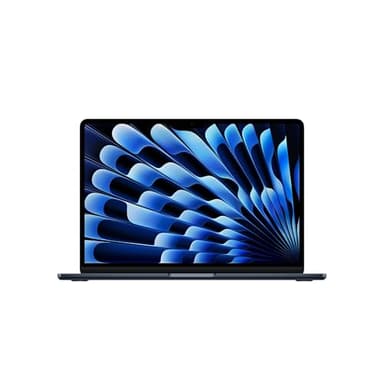Apple 13" MacBook Air Laptop, M5 Chip mit 10‑Core CPU und 10‑Core GPU: Entwickelt für KI, 13,6" Liquid Retina Display, 16 GB gemeinsamer Arbeitsspeicher, 1 TB SSD, Touch ID, WLAN 7; Mitternacht